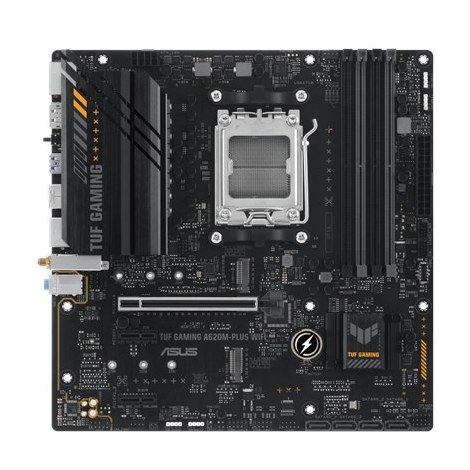 Asus | TUF GAMING A620M-PLUS WIFI | Processor family AMD | Processor socket AM5 | DDR5 DIMM | Memory slots 4 | Supported hard di